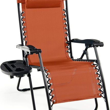 Goplus Folding Zero Gravity Reclining Lounge Chairs