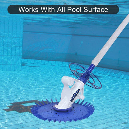 Automatic Swimming Pool Cleaner Set with 32'6" Hoses Climb Wall Pool Sweeper for In-ground - GoplusUS