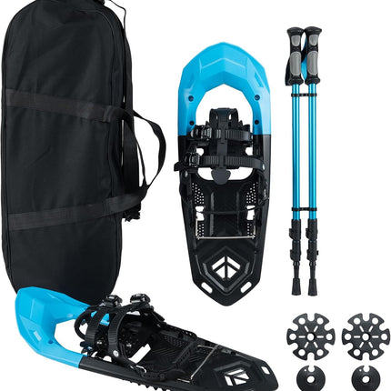 Goplus 25 Inches Snow Shoes for Men Women Youth Kids | Light Weight Aluminum Terrain Snowshoes