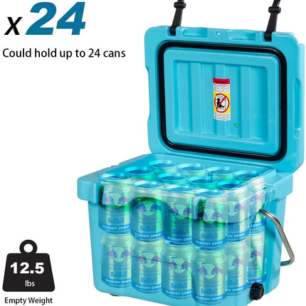 16 Quart Cooler, Portable Insulated Ice Chest - GoplusUS