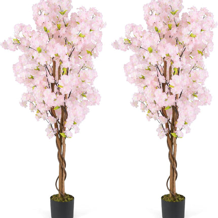 Goplus 5FT Artificial Cherry Blossom Tree