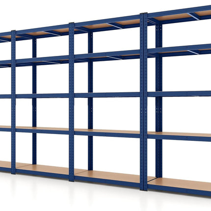 Goplus 5 Tier Adjustable Garage Shelving Unit,2000 lbs Max Load, 35”W x 16”D x 71”H Multipurpose Organizing Shelf for Warehouse, Shed, Pantry