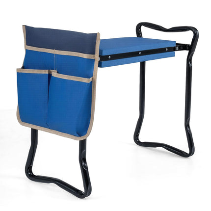 Folding Garden Kneeler Bench Heavy Duty Gardener Kneeling Pad Cushion