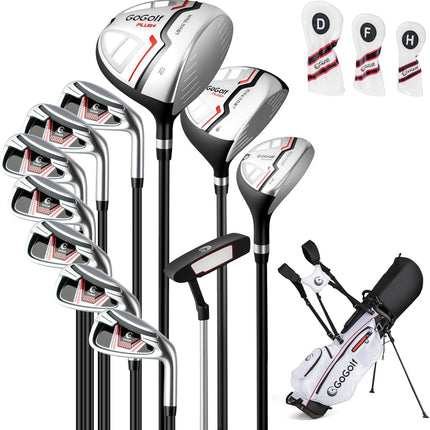 Goplus 12 Pieces Right Hand Complete Golf Club Set for Women with Golf Stand Bag