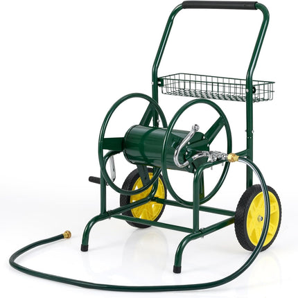Goplus 230 FT of 5/8" Large Capacity Garden Hose Reel Cart