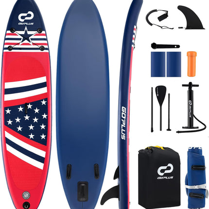 Goplus Inflatable Stand Up Paddle Board, 10FT SUP