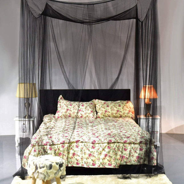 Mosquito Net, 4 Corner Post Bed Canopy - GoplusUS