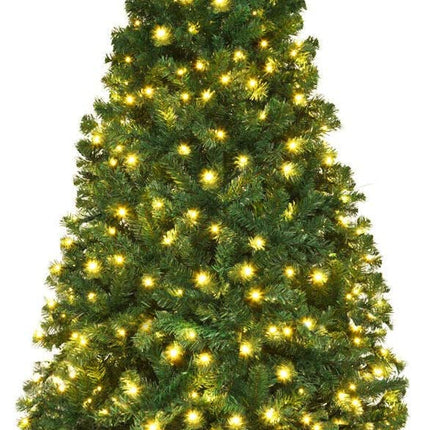 Pre-Lit Artificial Christmas Tree, Premium Hinged Spruce Tree