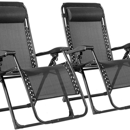 Zero Gravity Chair, 500-lb Capacity Oversized Recliner with Cup Holder