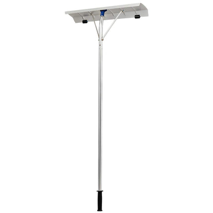 Goplus Aluminum Snow Rake, Lightweight Snow Removel Tool w/ 26 inch Width Blade (5ft to 20ft) - GoplusUS