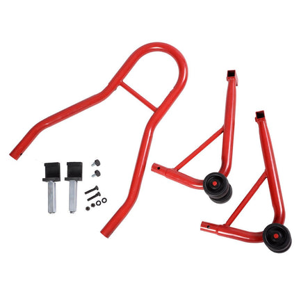 Motorcycle Stand Dirtbike Sport Bike Sport Bike Rear Wheel Lift Fork Swingarm Stands - GoplusUS
