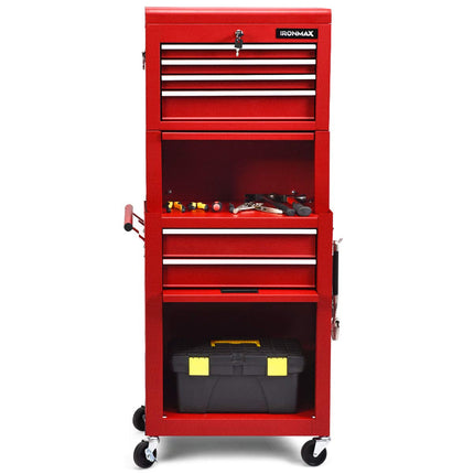 6-Drawer Rolling Tool Chest w/Riser - GoplusUS