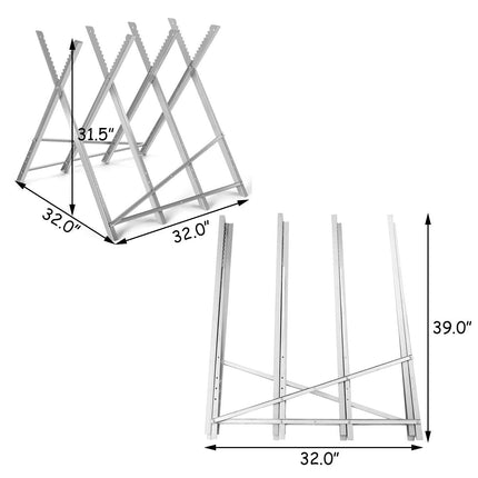 Portable Folding Sawhorse