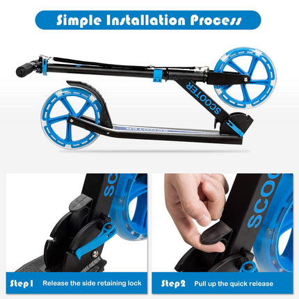 Folding Kick Scooter for Kids and Teens - GoplusUS