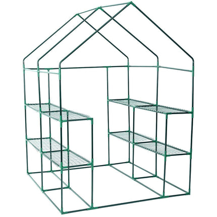 Greenhouse Indoor Outdoor Walk in Plant Gardening Green House 4.8" x 4.8" x 6.4" - GoplusUS