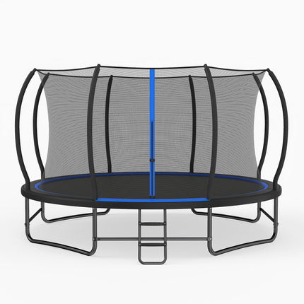 Goplus 12 FT/14 FT/16 FT Recreational Outdoor Trampoline Galvanized Metal Frame for Kids Adults Backyard Fun