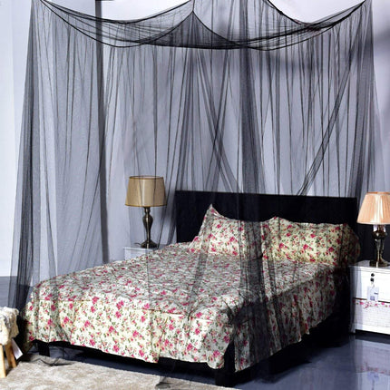 Mosquito Net, 4 Corner Post Bed Canopy - GoplusUS