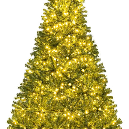 Goplus Pre-Lit Remote Control Artificial Christmas Tree Home Office Holiday Decoration