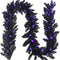 9FT Black Halloween Garland with Lights - GoplusUS