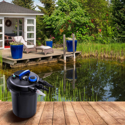 Bio Pressure Pond Filter with 13 W UV Sterilizer - GoplusUS