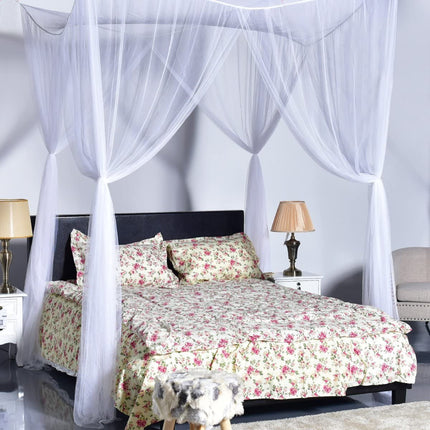 Mosquito Net, 4 Corner Post Bed Canopy - GoplusUS