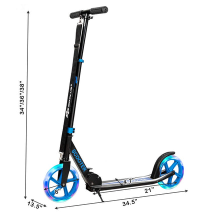 Folding Kick Scooter for Kids and Teens - GoplusUS