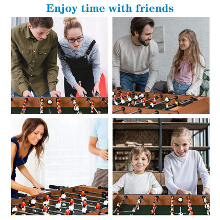 48" Foosball Table, Easy-Assemble Soccer Game Table - GoplusUS