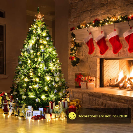 Artificial Douglas Christmas Tree Easy Assembly Xmas Tree for Indoor and Outdoor - GoplusUS