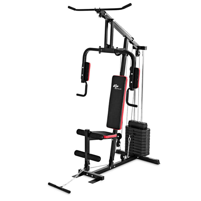 Multifunction Home Gym System Weight Training Exercise Workout Equipment Fitness Strength Machine - GoplusUS