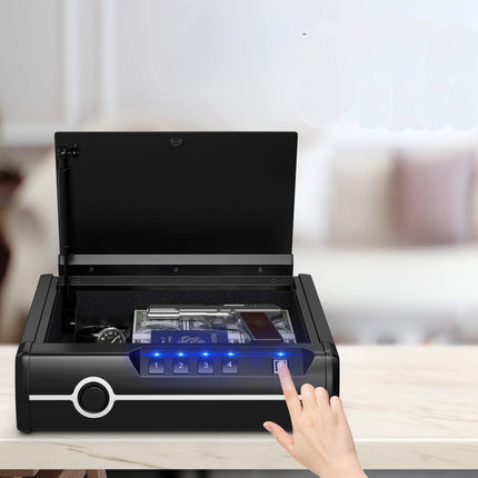 Gun Safe for 2 Pistols, DOJ Approved Pistol Safe - GoplusUS