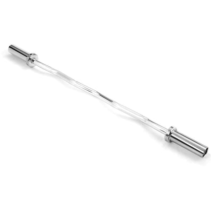 400Lbs Olympic EZ Curl Bar for Strength Training, 48" Solid Steel Barbell Weight Lifting Bar - GoplusUS