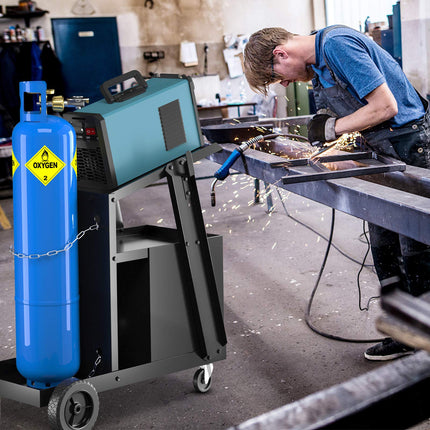 Welder Cart, MIG TIG ARC Welding Plasma Cutter Tank Storage
