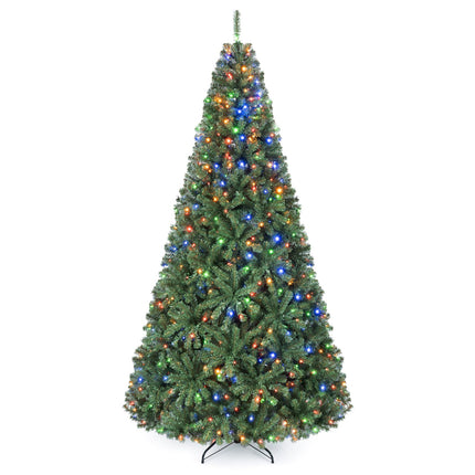 Goplus 4FT/5FT/7FT/8FT/9FT Artificial Christmas Tree | Holiday Decoration Tree with Foldable Metal Stand