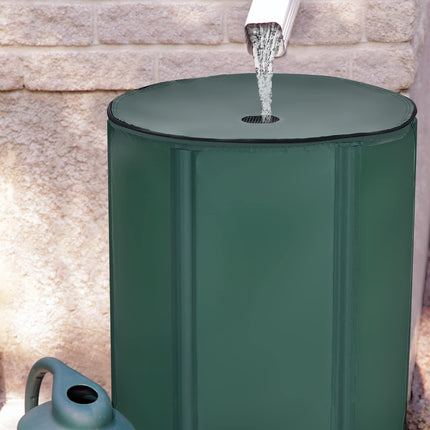 Portable Rain Barrel Water Collector Collapsible Tank