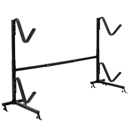 Goplus Freestanding Kayak Rack, Deluxe Heavy Duty Dual Kayak Storage Rack, Max Load 175 Lbs - GoplusUS