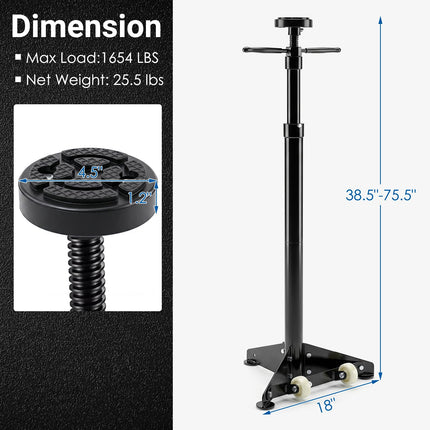Goplus Underhoist Support Stand | 3/4 Ton Capacity Jack Stand