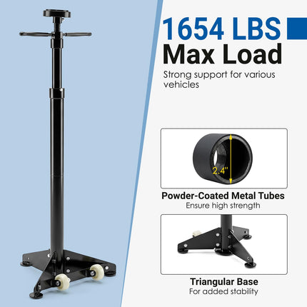 Goplus Underhoist Support Stand | 3/4 Ton Capacity Jack Stand