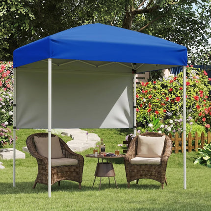 Goplus 6 x 4 FT Pop Up Canopy UPF50+ Easy Setup Tent w/ 1 Half Sidewall