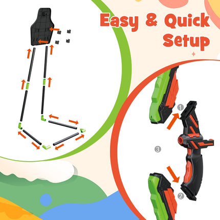 Goplus 2 Pack Bow and Arrow Set for Kids