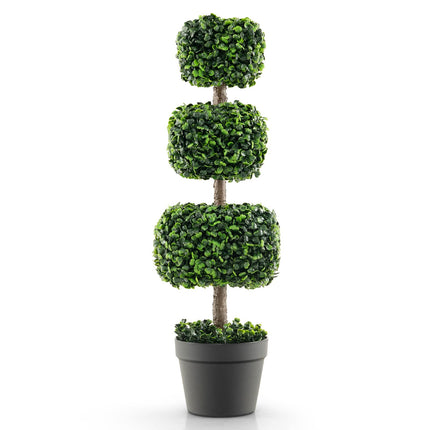 Goplus 35?± Artificial Boxwood Topiary Tree