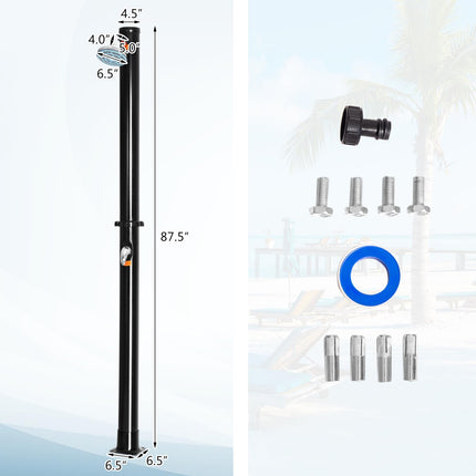 Goplus 5.3 Gallon Solar Heated Outdoor Shower