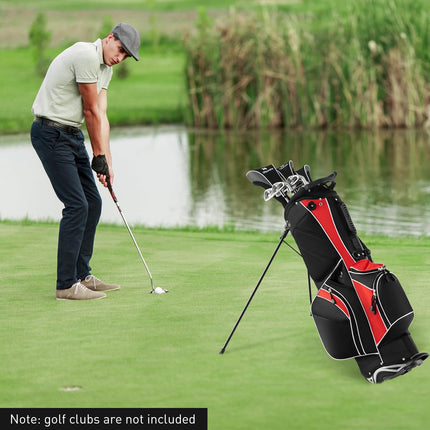 Goplus Golf Stand Bag, Lightweight Golf Club Bag