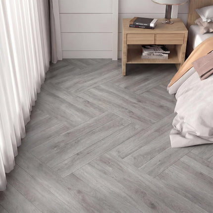 Goplus Floor Tile Vinyl Flooring 24-Pack 36 Sq.Ft Wood Grain Floor Tiles