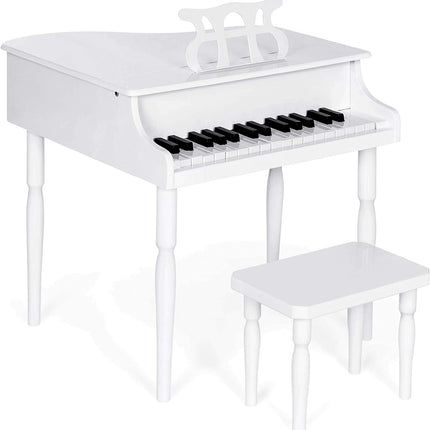 Classical Kids Piano, 30 Keys Wood Toy Grand Piano