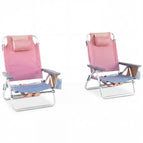 Pink-Purple / 2 Chairs without Side Table