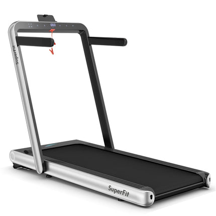 Goplus 2 in 1 Folding Treadmill, 4.75HP Superfit Under Desk Electric Treadmill with APP Control - GoplusUS