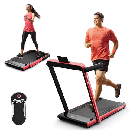 2.5HP Superfit Folding Treadmill with Touch Panel Control - Goplus