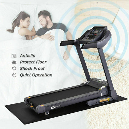 Thicken Treadmill Mat for Hardwood Floors High Density Waterproof PVC, 36" x 78"