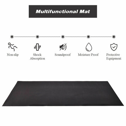 Thicken Treadmill Mat for Hardwood Floors High Density Waterproof PVC, 36" x 78"