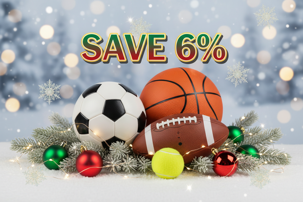 ball sports save 6% with christmas decor